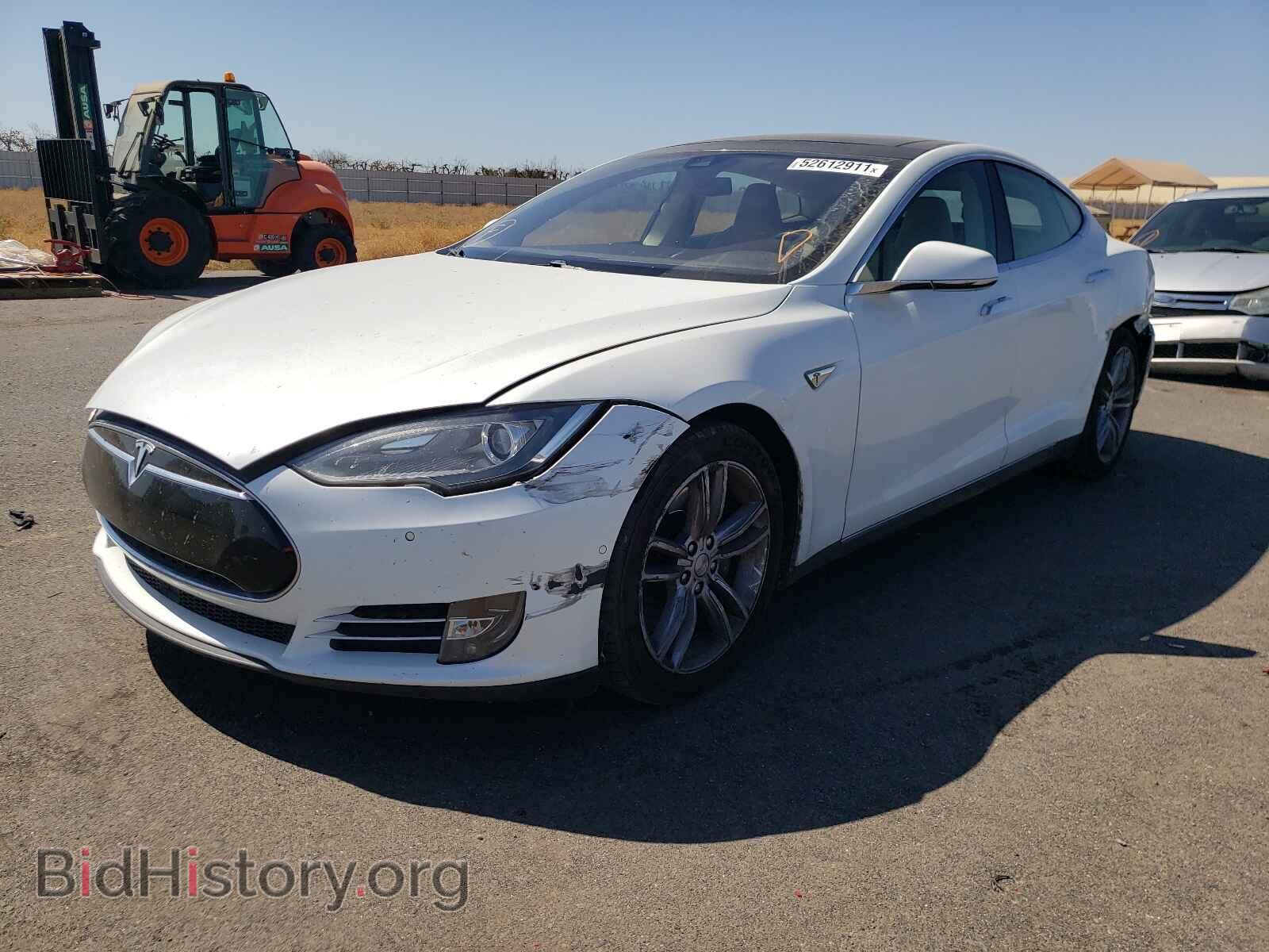 2014 TESLA MODEL S - VIN: 5YJSA1H1XEFP65377 - Photo 2