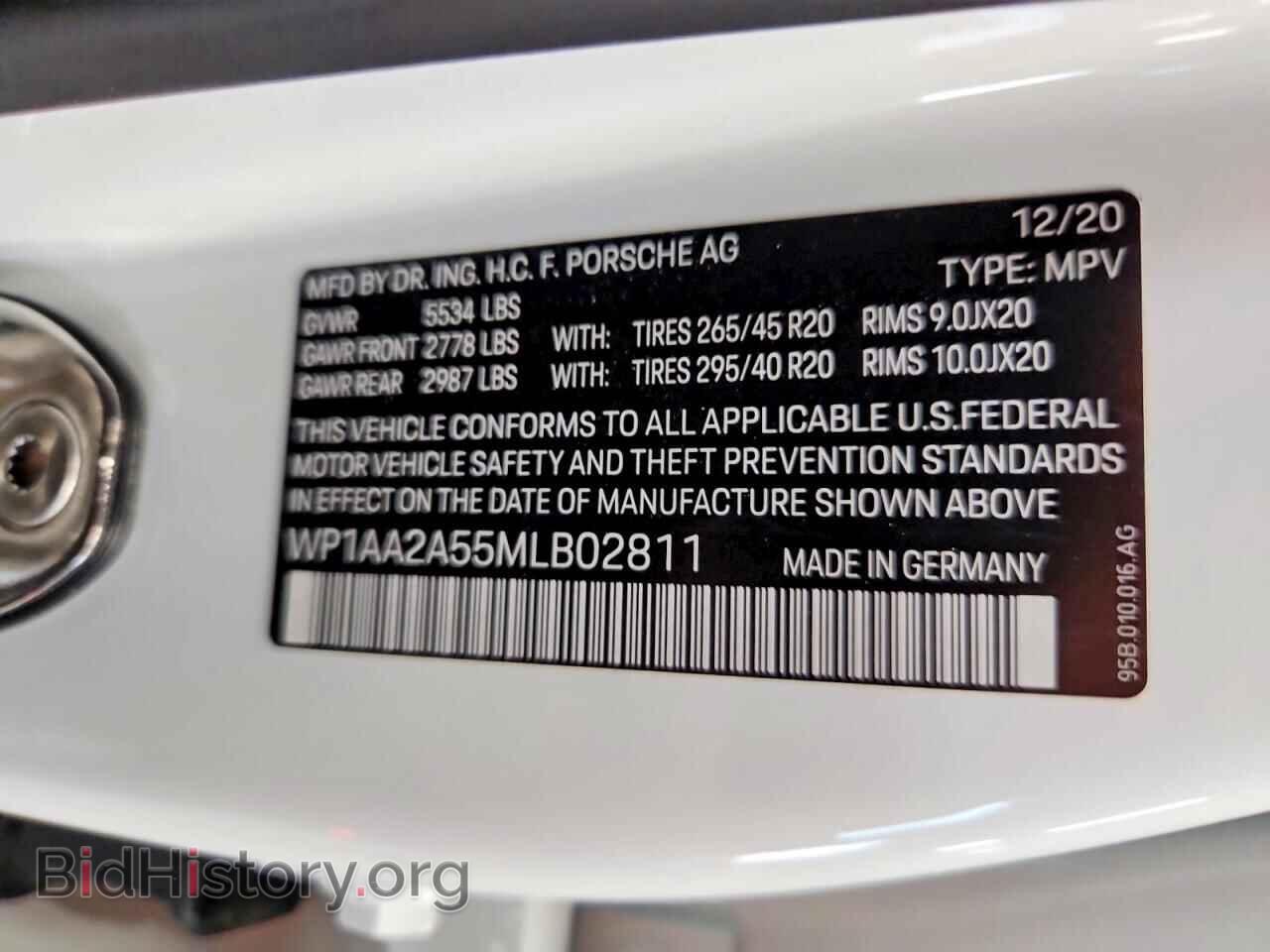 2021 PORSCHE MACAN - VIN: WP1AA2A55MLB02811 - Photo 14