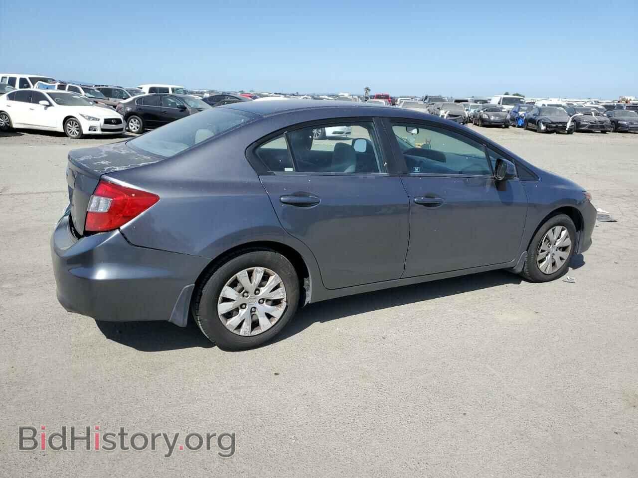 2012 HONDA CIVIC - VIN: 19XFB2F58CE107621 - Фото 3