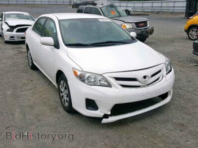 2011 Toyota COROLLA BA, белый — VIN 2T1BU4EE4BC700573, Copart