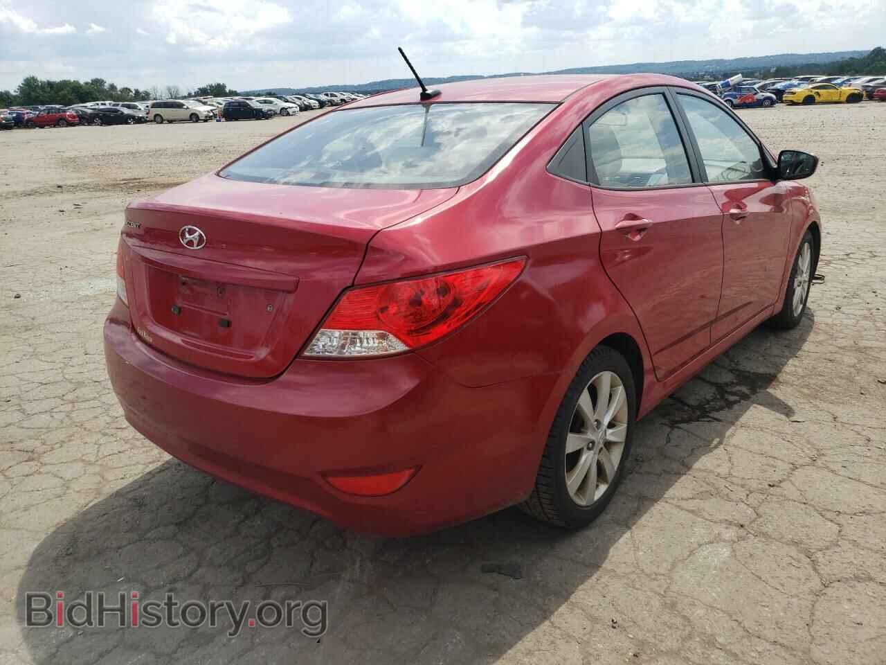 2013 HYUNDAI ACCENT - VIN: KMHCU4AE4DU436654 - Фото 4