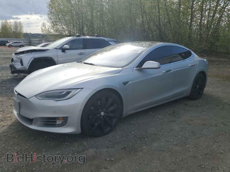 2016 Tesla MODEL S (VIN 5YJSA1E26GF157310) — photo 1 of 14, Copart, damage: side