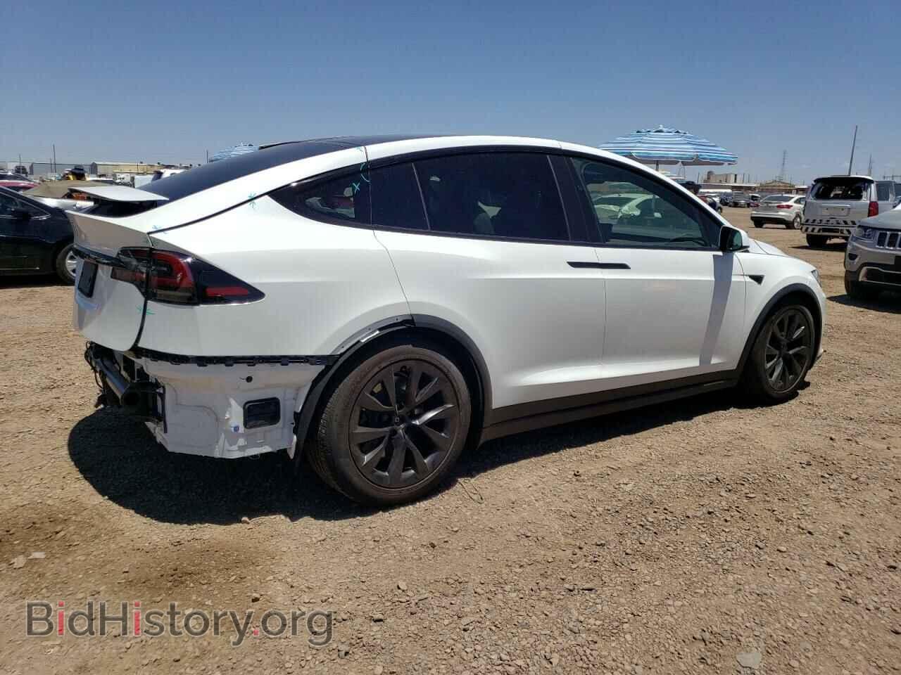2022 TESLA MODEL X - VIN: 7SAXCBE52NF335746 - Фото 3