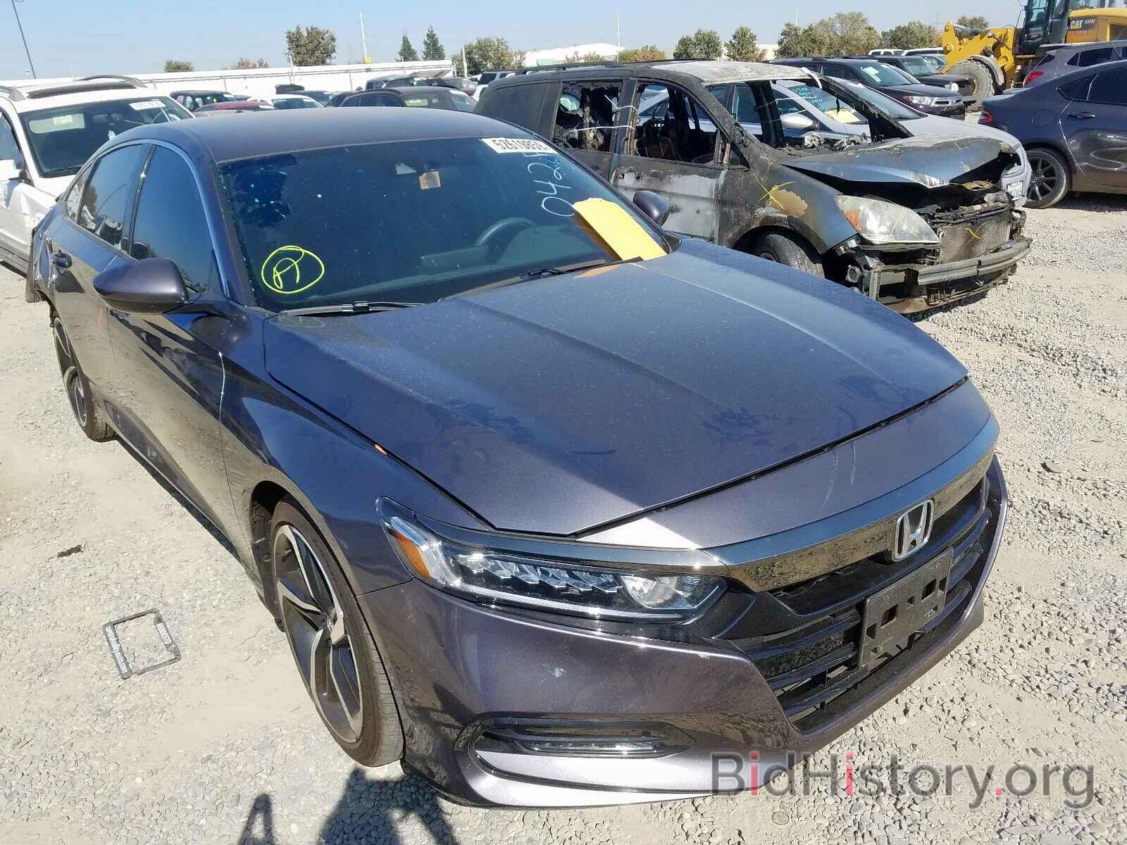 Photo 1HGCV1F37KA059583 - HONDA ACCORD SPO 2019