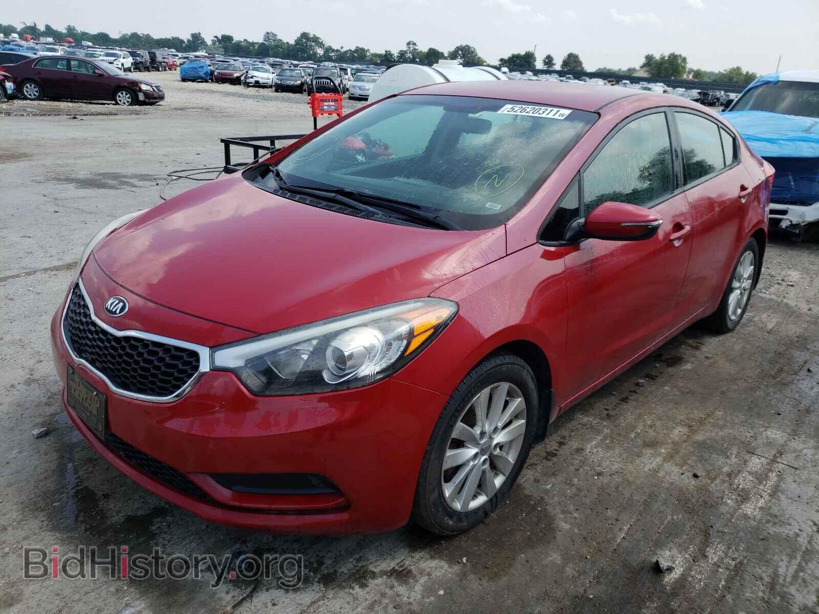 2014 KIA FORTE - VIN: KNAFX4A68E5087735 - Фото 2