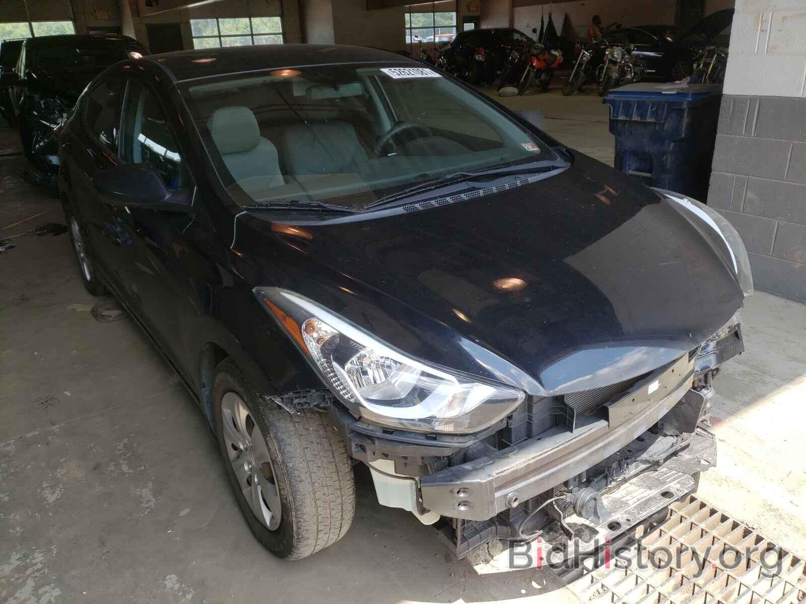 Photo KMHDH4AE2GU481136 - HYUNDAI ELANTRA 2016