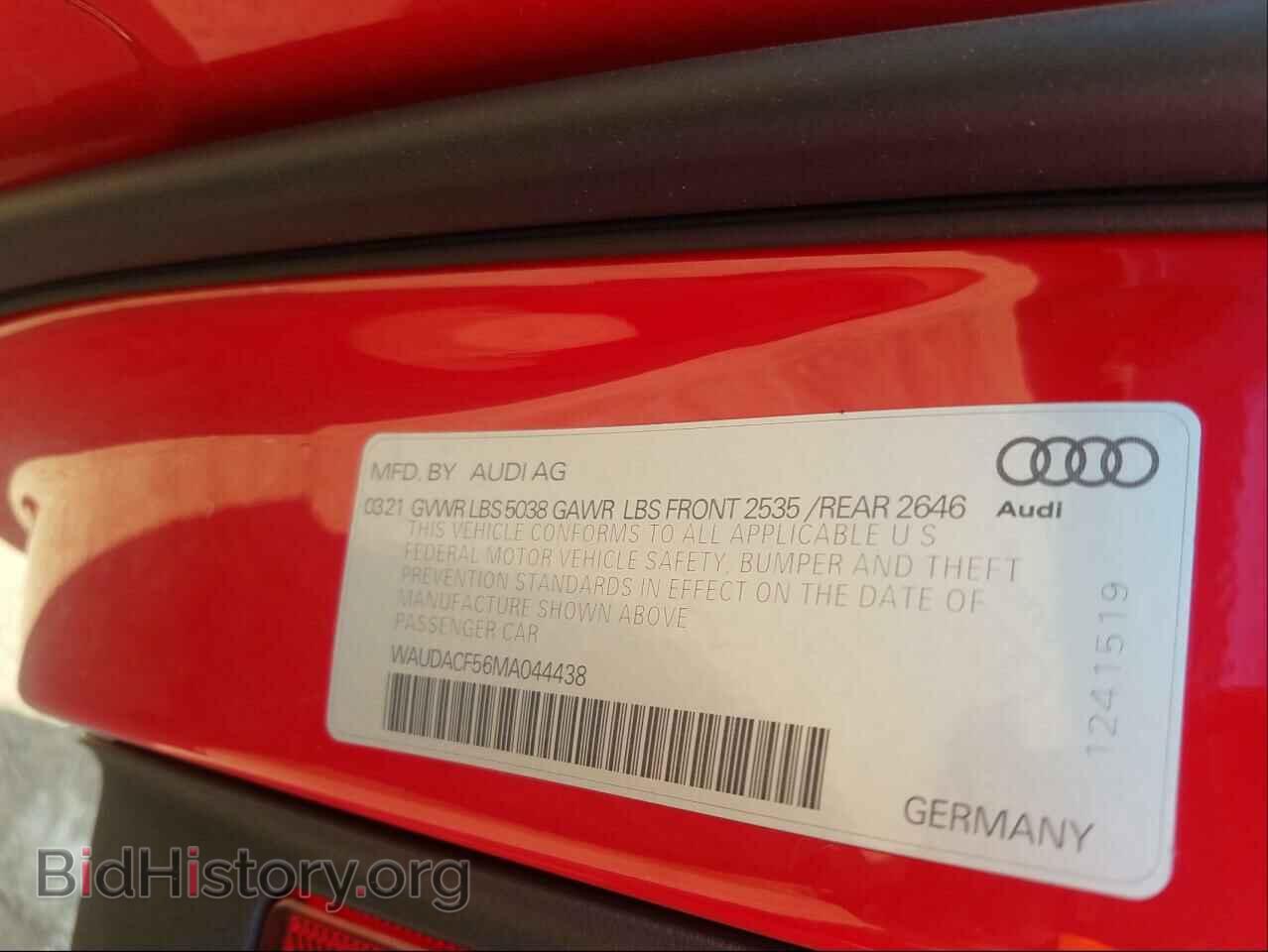 2021 AUDI A5 - VIN: WAUDACF56MA044438 - Photo 10