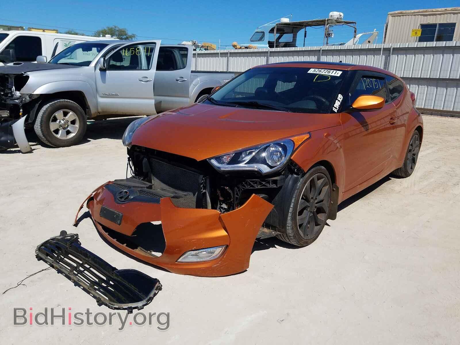 2012 HYUNDAI VELOSTER - VIN: KMHTC6AD0CU054920 - Фото 2