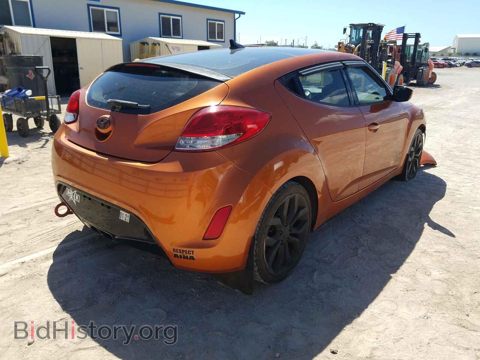 2012 HYUNDAI VELOSTER - VIN: KMHTC6AD0CU054920 - Фото 4