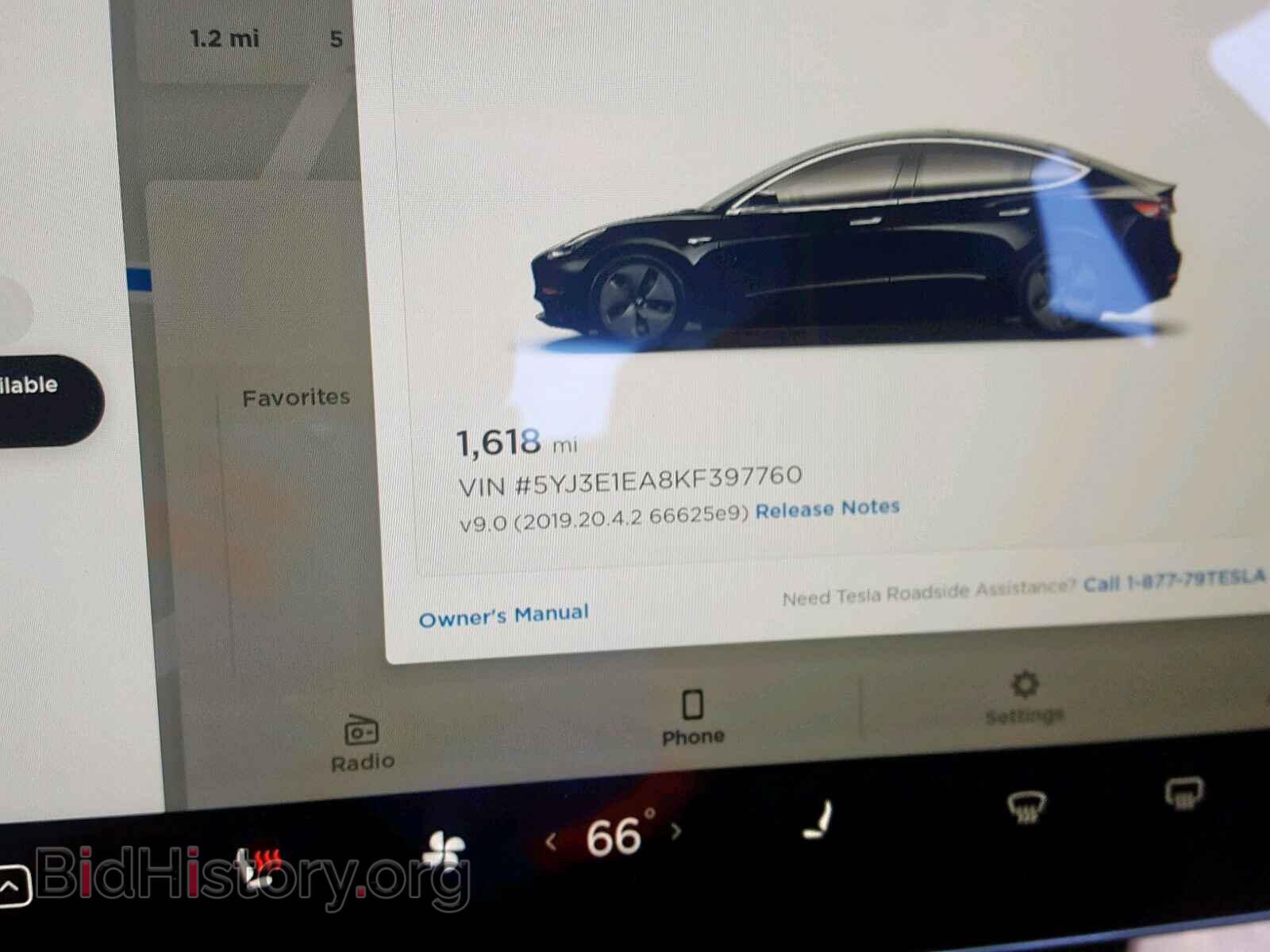 2019 TESLA MODEL 3 - VIN: 5YJ3E1EA8KF397760 - Фото 8