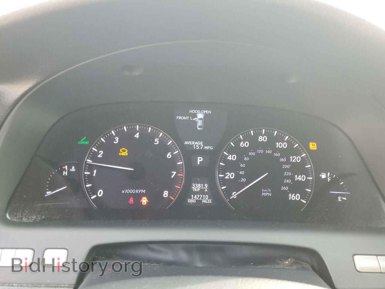 2010 LEXUS LS460 - VIN: JTHBL5EFXA5097219 - Фото 9