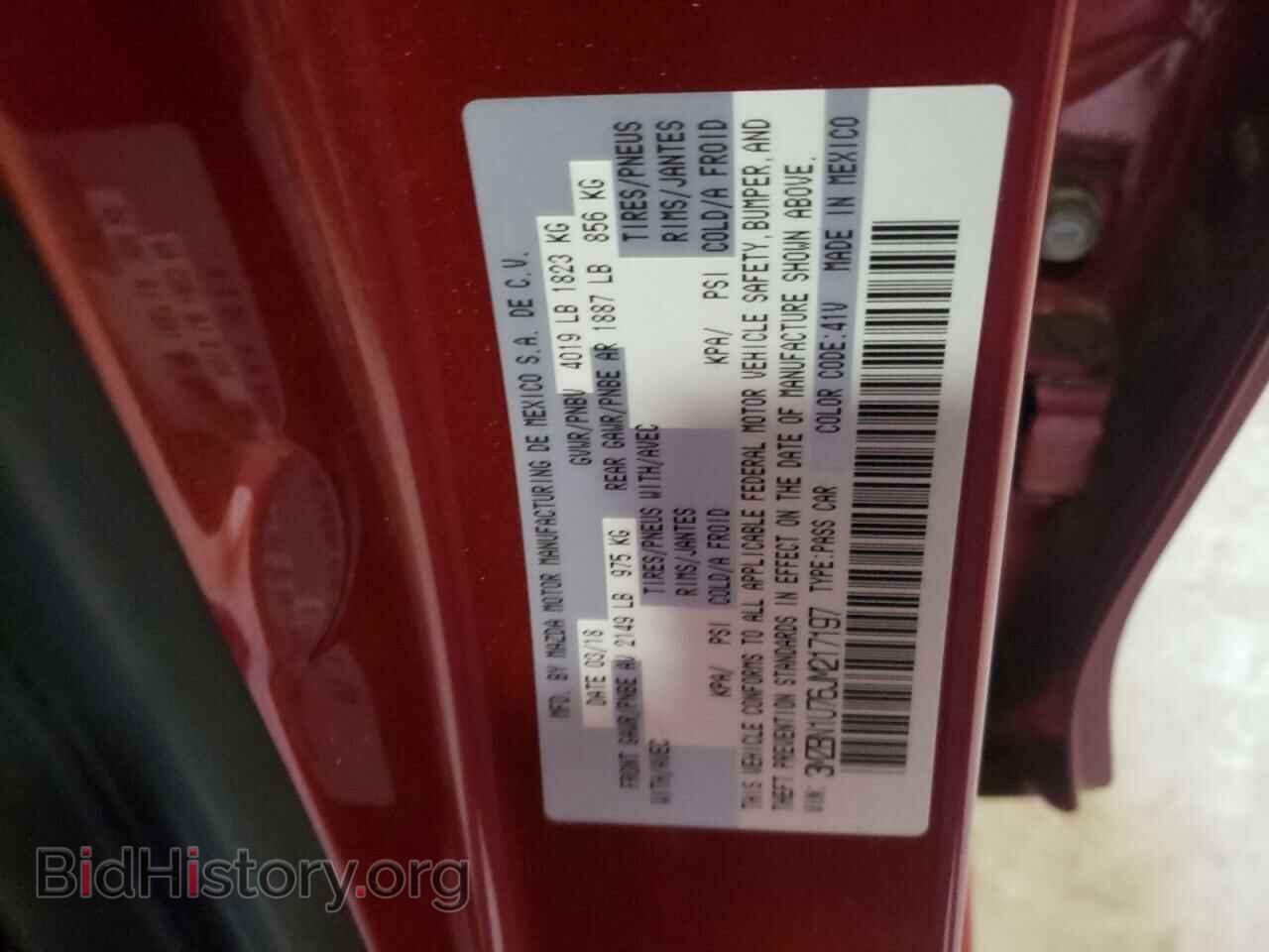 2018 MAZDA 3 - VIN: 3MZBN1U76JM217197 - Фото 10