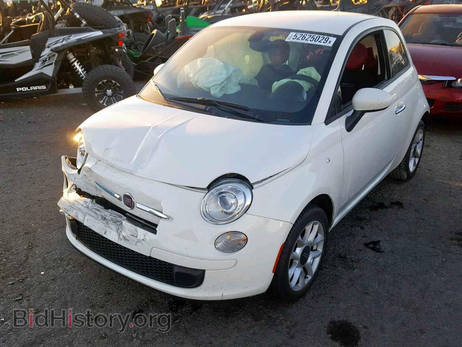 2017 FIAT 500 - VIN: 3C3CFFKR0HT549405 - Фото 2