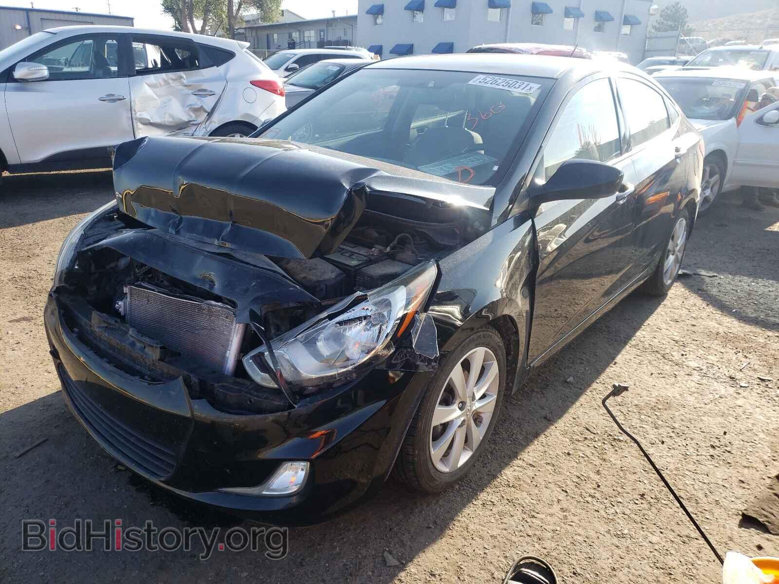 2013 HYUNDAI ACCENT - VIN: KMHCU4AE2DU422915 - Фото 2