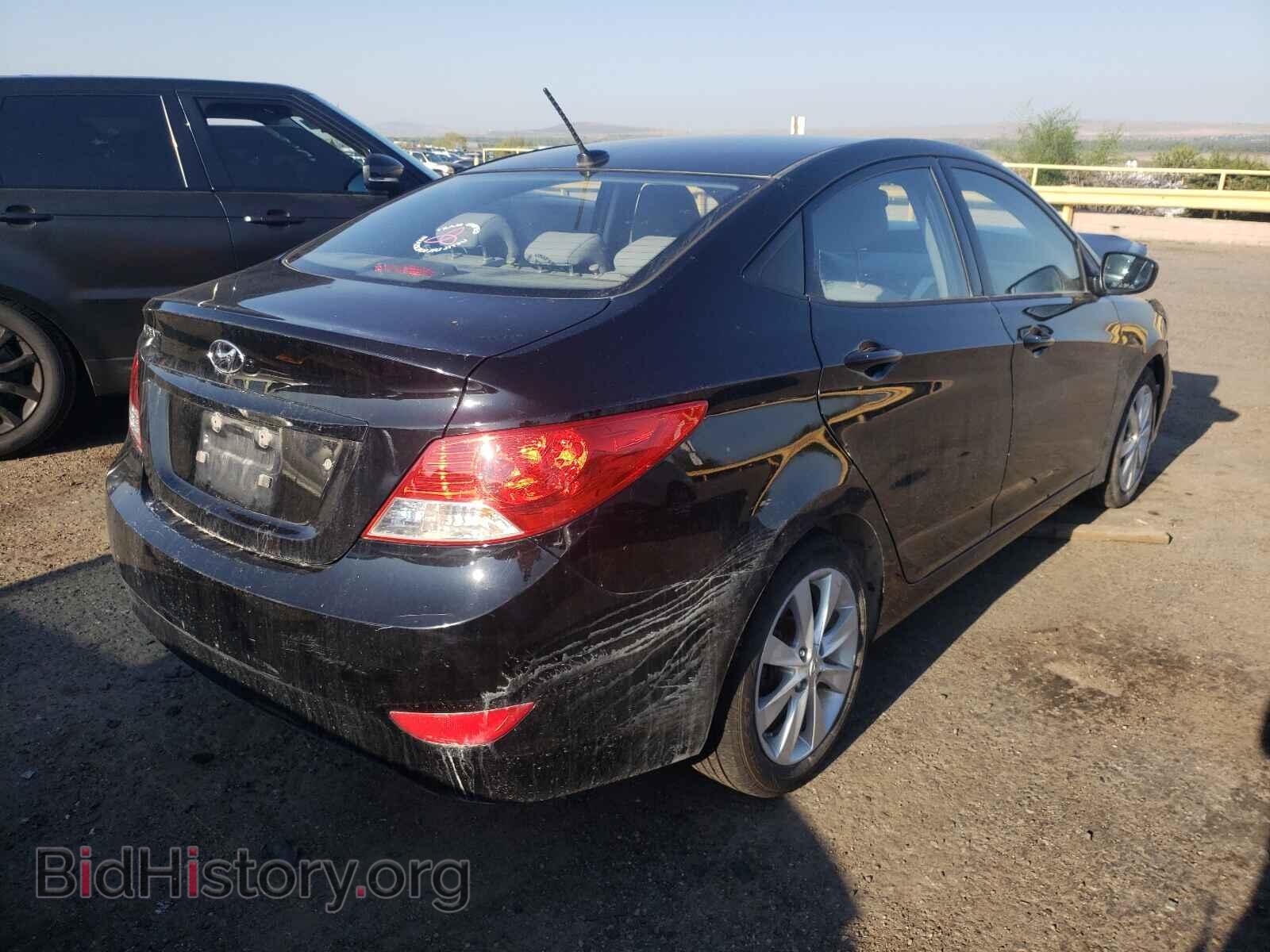 2013 HYUNDAI ACCENT - VIN: KMHCU4AE2DU422915 - Фото 4