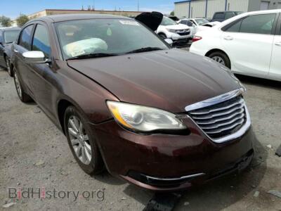 2013 Chrysler 200 200 LIMITE, brown — VIN 1C3CCBCG8DN688853, Copart
