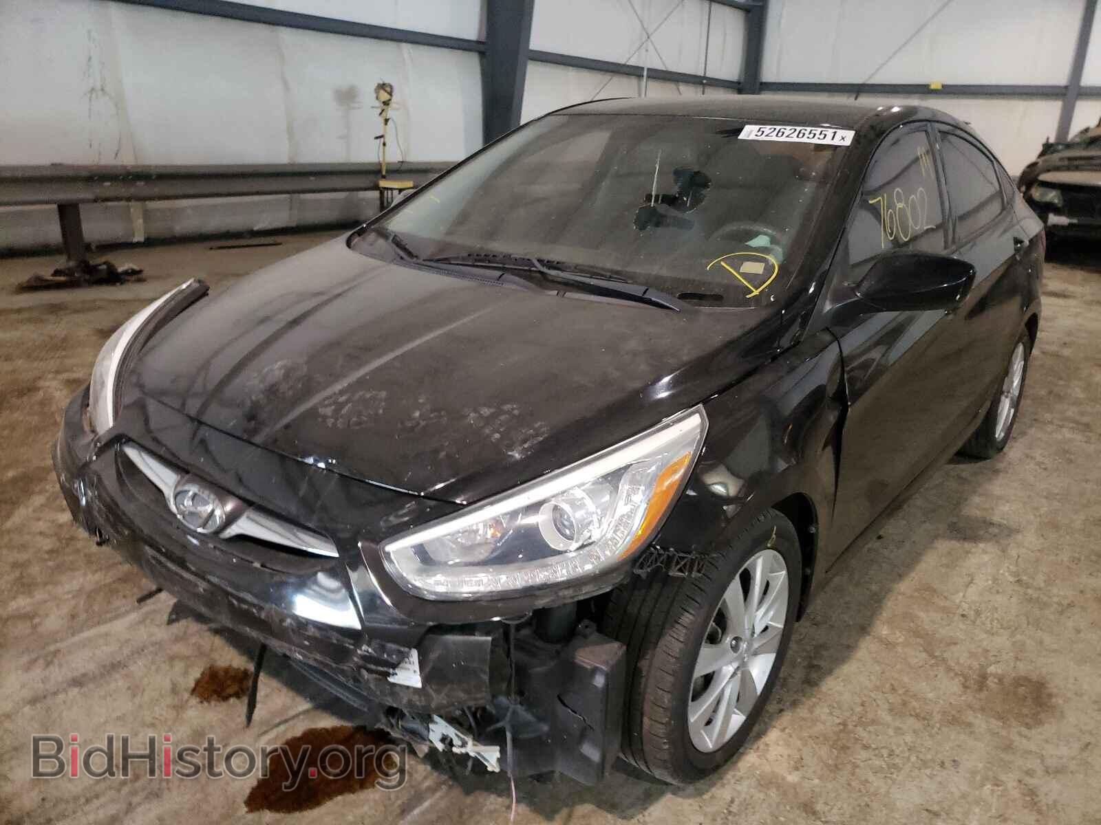 2014 HYUNDAI ACCENT - VIN: KMHCU4AE3EU614457 - Фото 2
