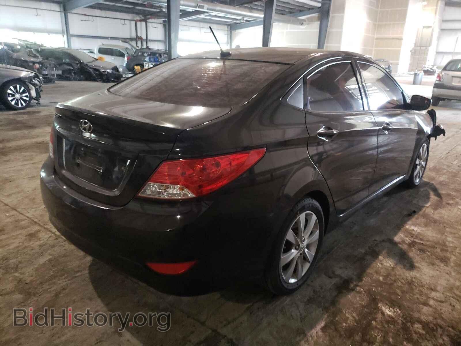2014 HYUNDAI ACCENT - VIN: KMHCU4AE3EU614457 - Фото 4