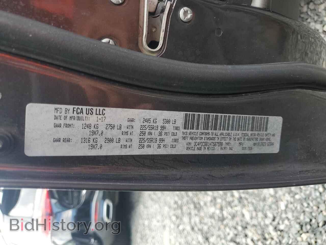 2017 DODGE JOURNEY - VIN: 3C4PDCBB1HT587598 - Фото 12