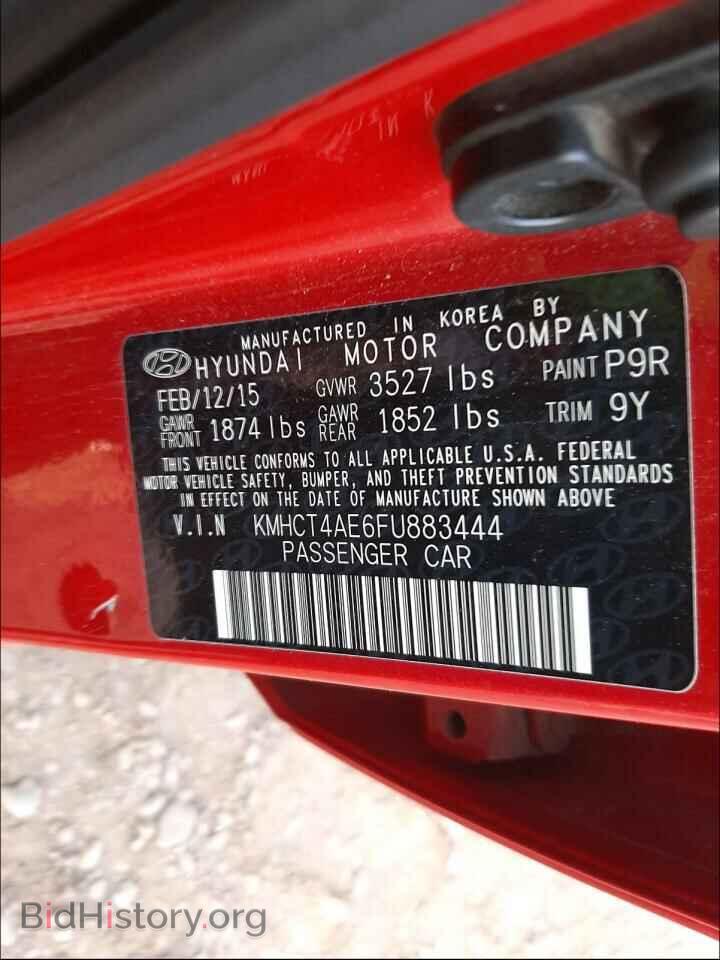 2015 HYUNDAI ACCENT - VIN: KMHCT4AE6FU883444 - Фото 10