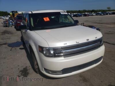 2013 Ford FLEX Flex SEL, белый — VIN 2FMGK5C89DBD15516, Copart