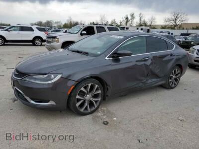 2016 Chrysler 200 C, gray — VIN 1C3CCCCG9GN185276, Copart