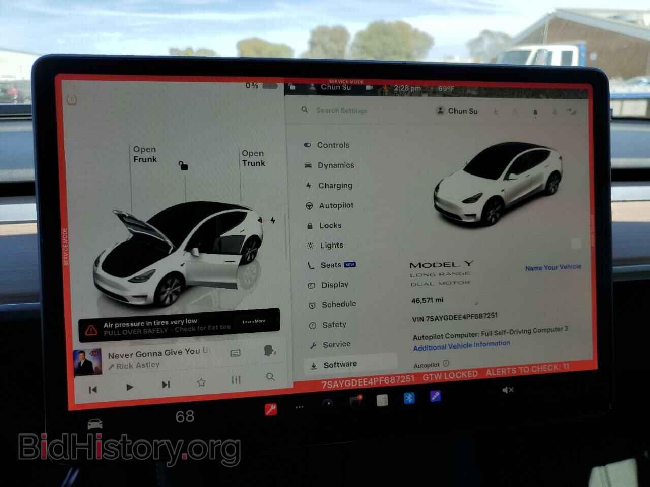 2023 TESLA MODEL Y - VIN: 7SAYGDEE4PF687251 - Фото 9