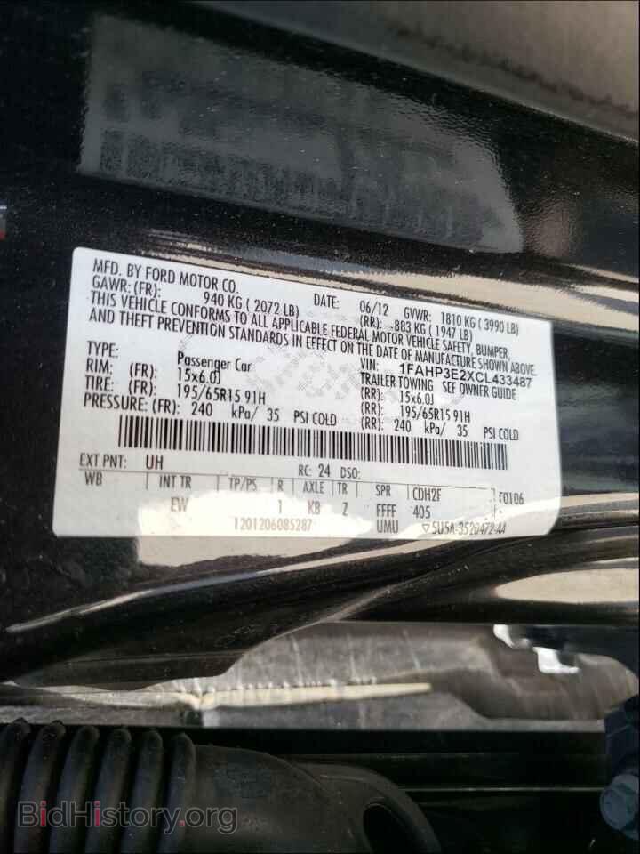 2012 FORD FOCUS - VIN: 1FAHP3E2XCL433487 - Photo 10