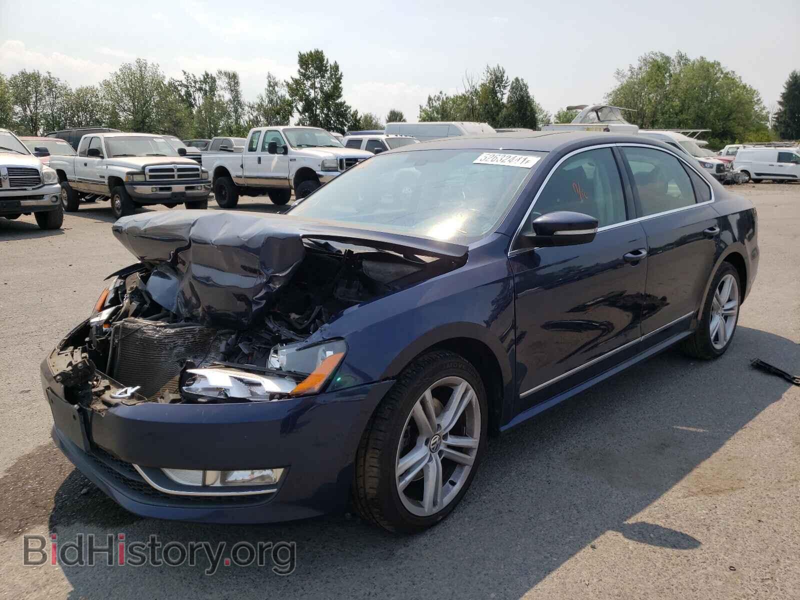 2013 VOLKSWAGEN PASSAT - VIN: 1VWCN7A31DC095752 - Фото 2