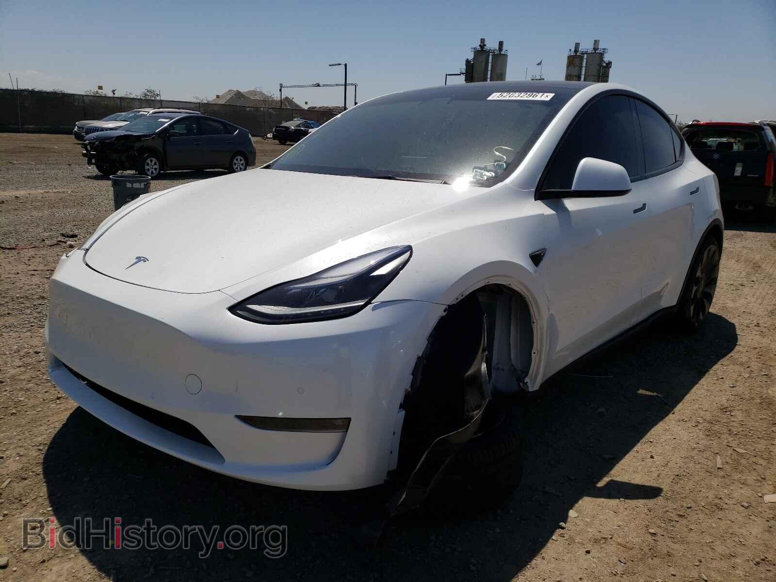 2021 TESLA MODEL Y - VIN: 5YJYGDEF8MF194836 - Photo 2