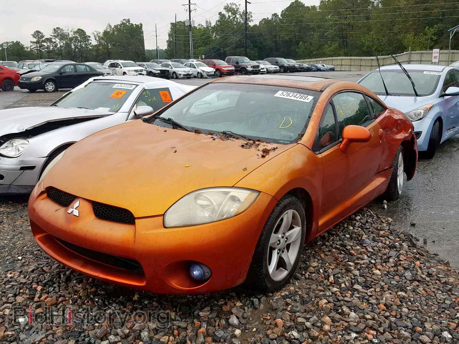 2006 MITSUBISHI ECLIPSE - VIN: 4A3AK24FX6E027188 - Фото 2