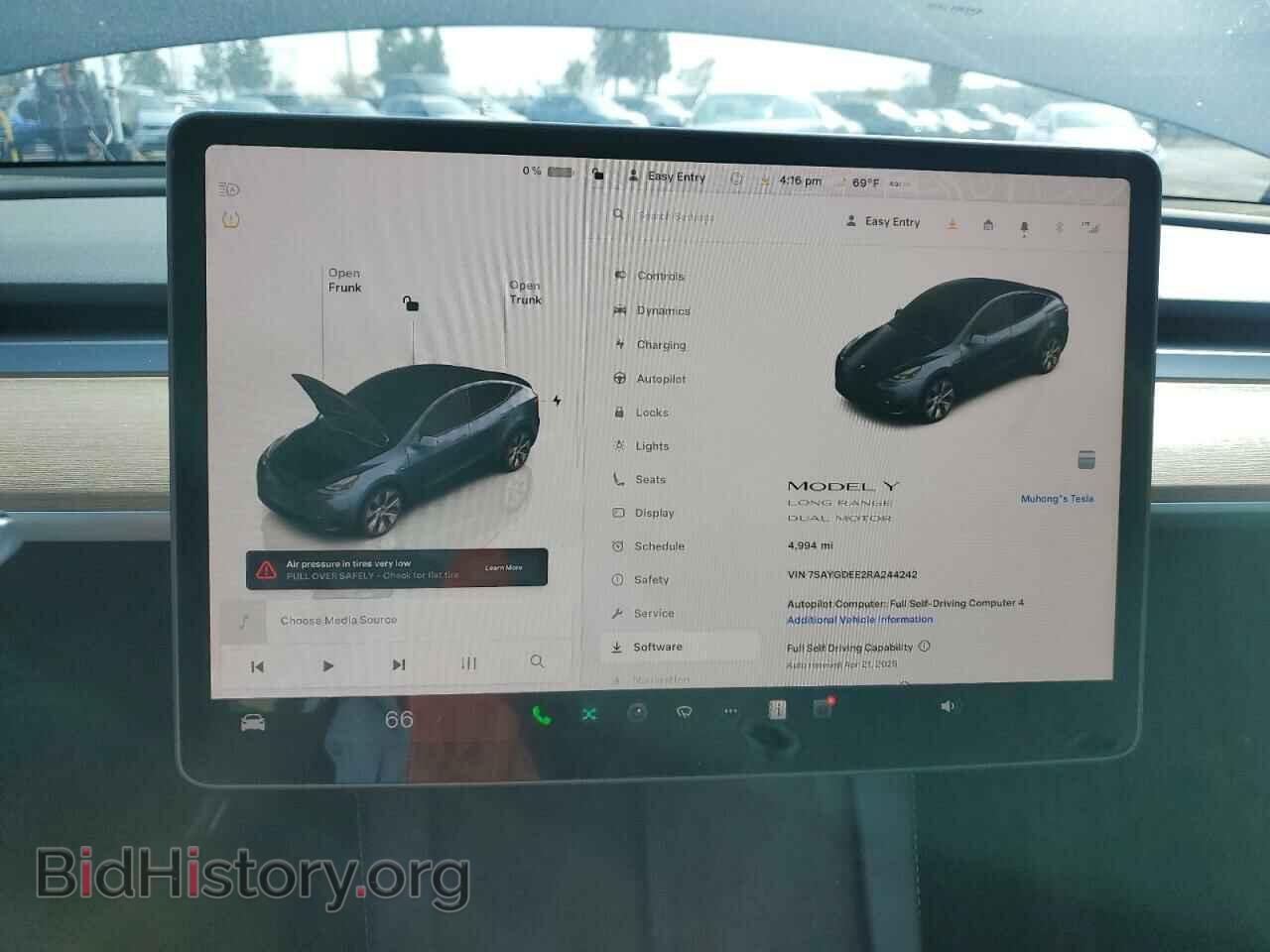 2024 TESLA MODEL Y - VIN: 7SAYGDEE2RA244242 - Фото 9
