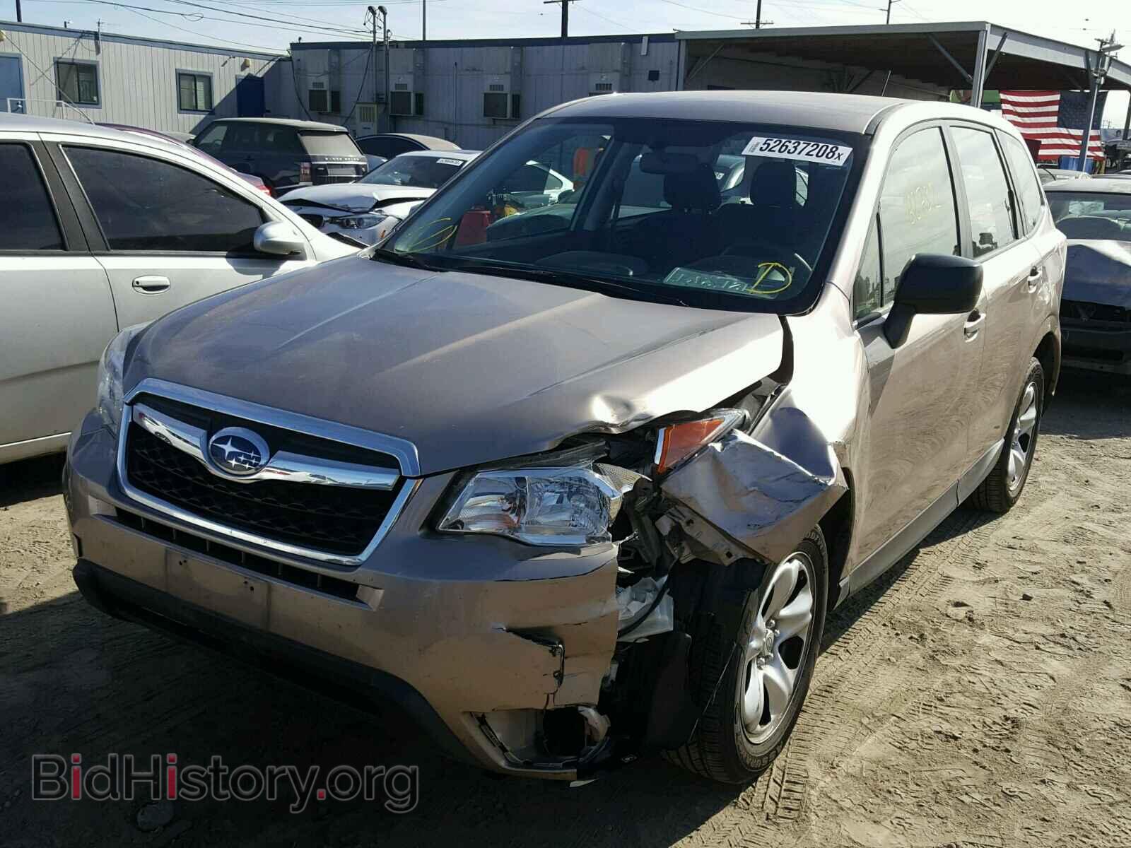 2015 SUBARU FORESTER - VIN: JF2SJAAC6FH522633 - Фото 2