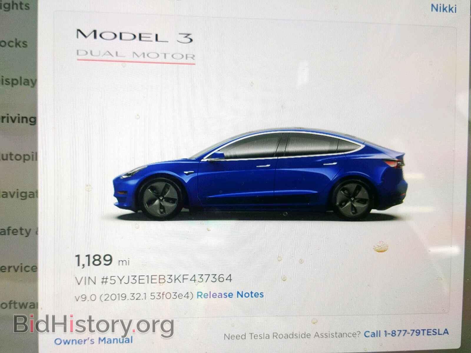 2019 TESLA MODEL 3 - VIN: 5YJ3E1EB3KF437364 - Photo 8