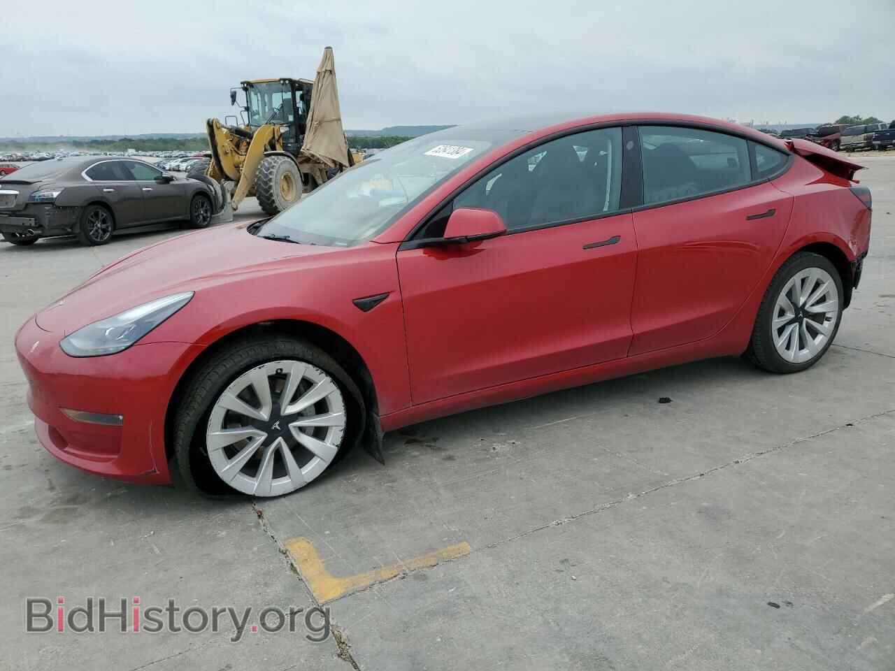 Photo 5YJ3E1EB5NF201433 - TESLA MODEL 3 2022