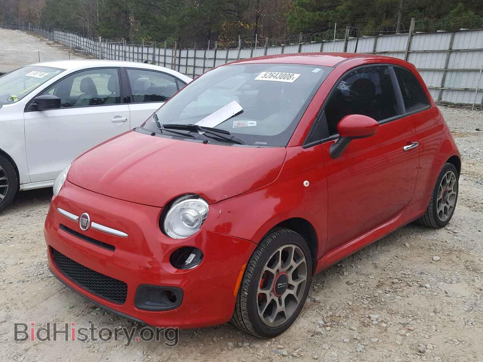 2012 FIAT 500 - VIN: 3C3CFFBR2CT348064 - Фото 2