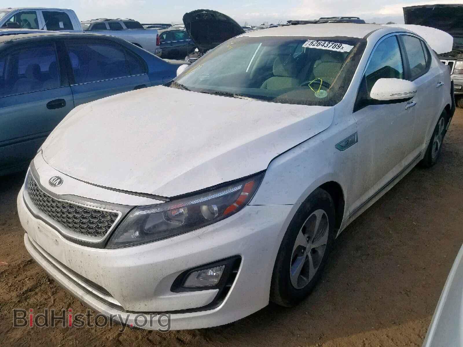 2015 KIA OPTIMA HYB - VIN: KNAGM4ADXF5081433 - Фото 2