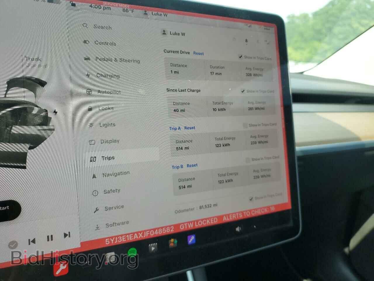 2018 TESLA MODEL 3 - VIN: 5YJ3E1EAXJF048582 - Фото 9