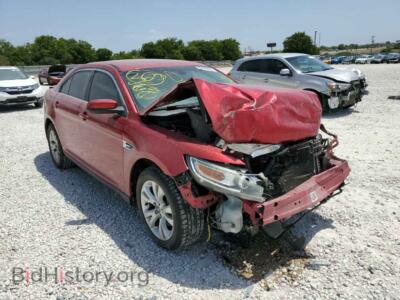 2012 Ford TAURUS Taurus SEL, красный — VIN 1FAHP2EW6CG128333, Copart