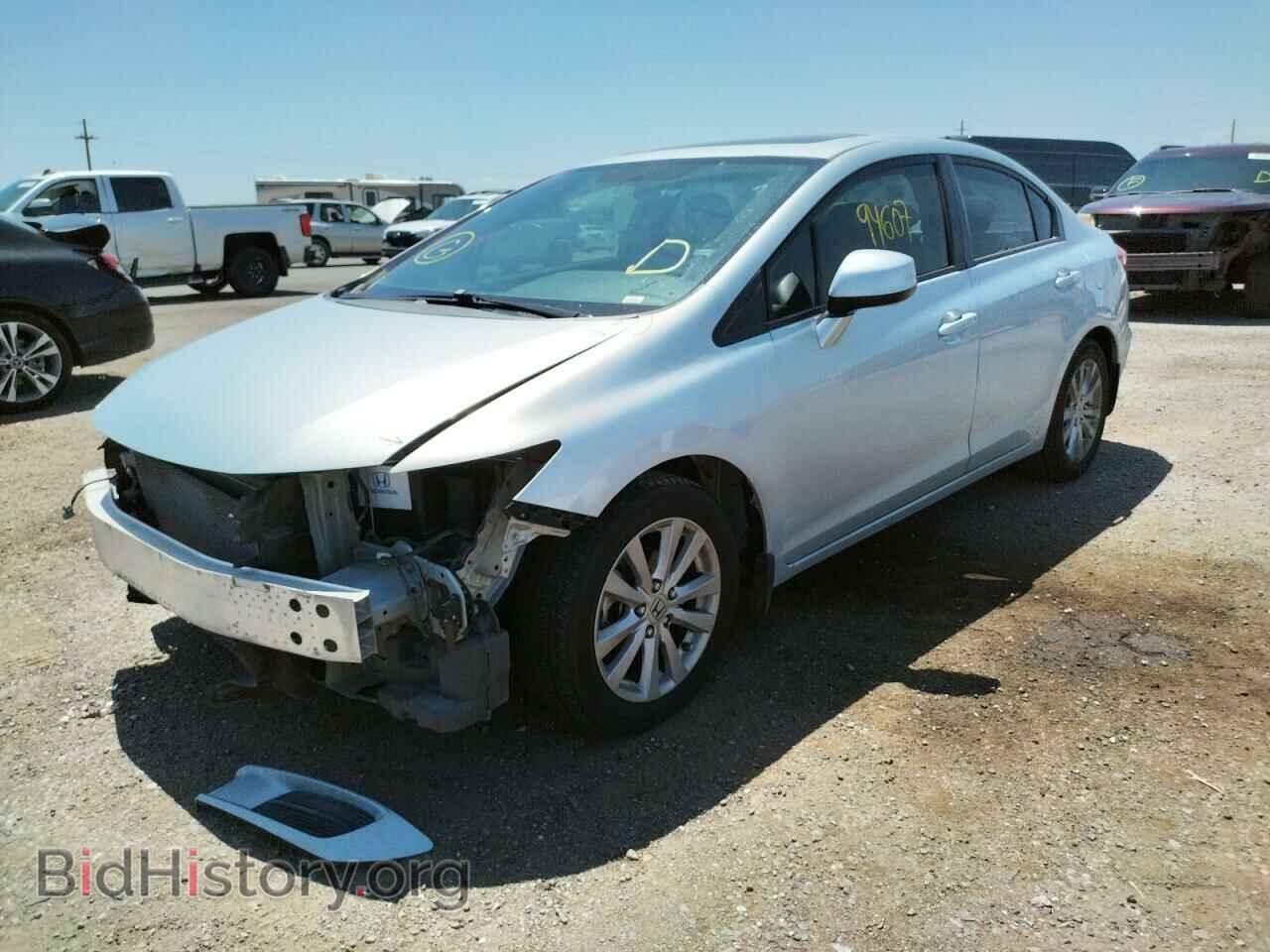 2012 HONDA CIVIC - VIN: 2HGFB2F86CH593605 - Фото 2