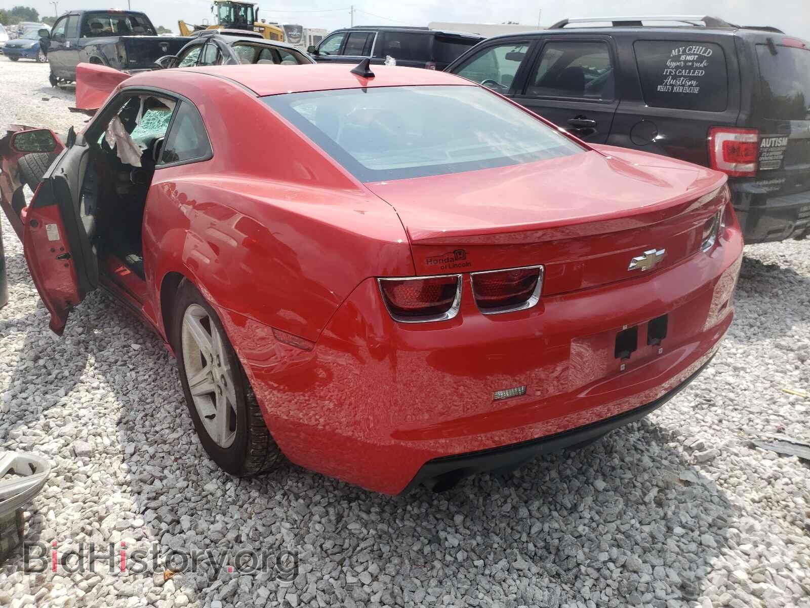 2012 CHEVROLET CAMARO - VIN: 2G1FB1E33C9184866 - Фото 3