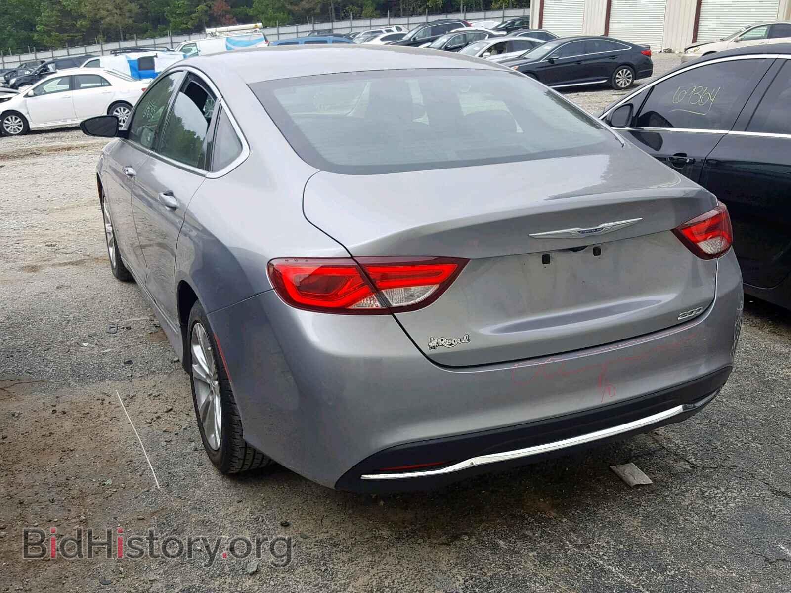 2016 CHRYSLER 200 - VIN: 1C3CCCAB0GN108223 - Фото 3