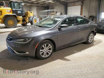 2016 Chrysler 200 Limited, серый — VIN 1C3CCCABXGN143240, Copart