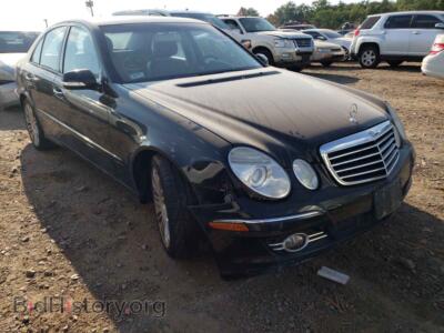 2007 Mercedes-Benz E-CLASS E 350 4MAT, black — VIN WDBUF87X27X217843, Copart