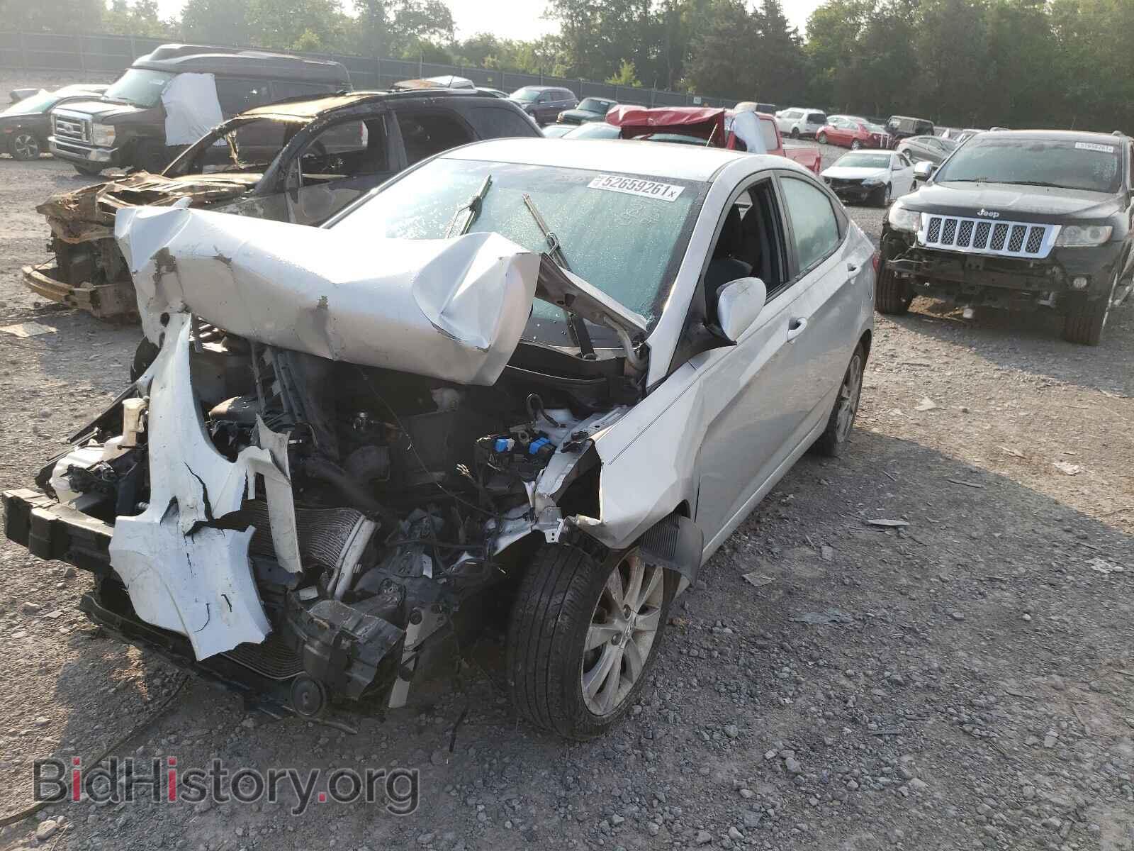 2012 HYUNDAI ACCENT - VIN: KMHCU4AE6CU042846 - Фото 2
