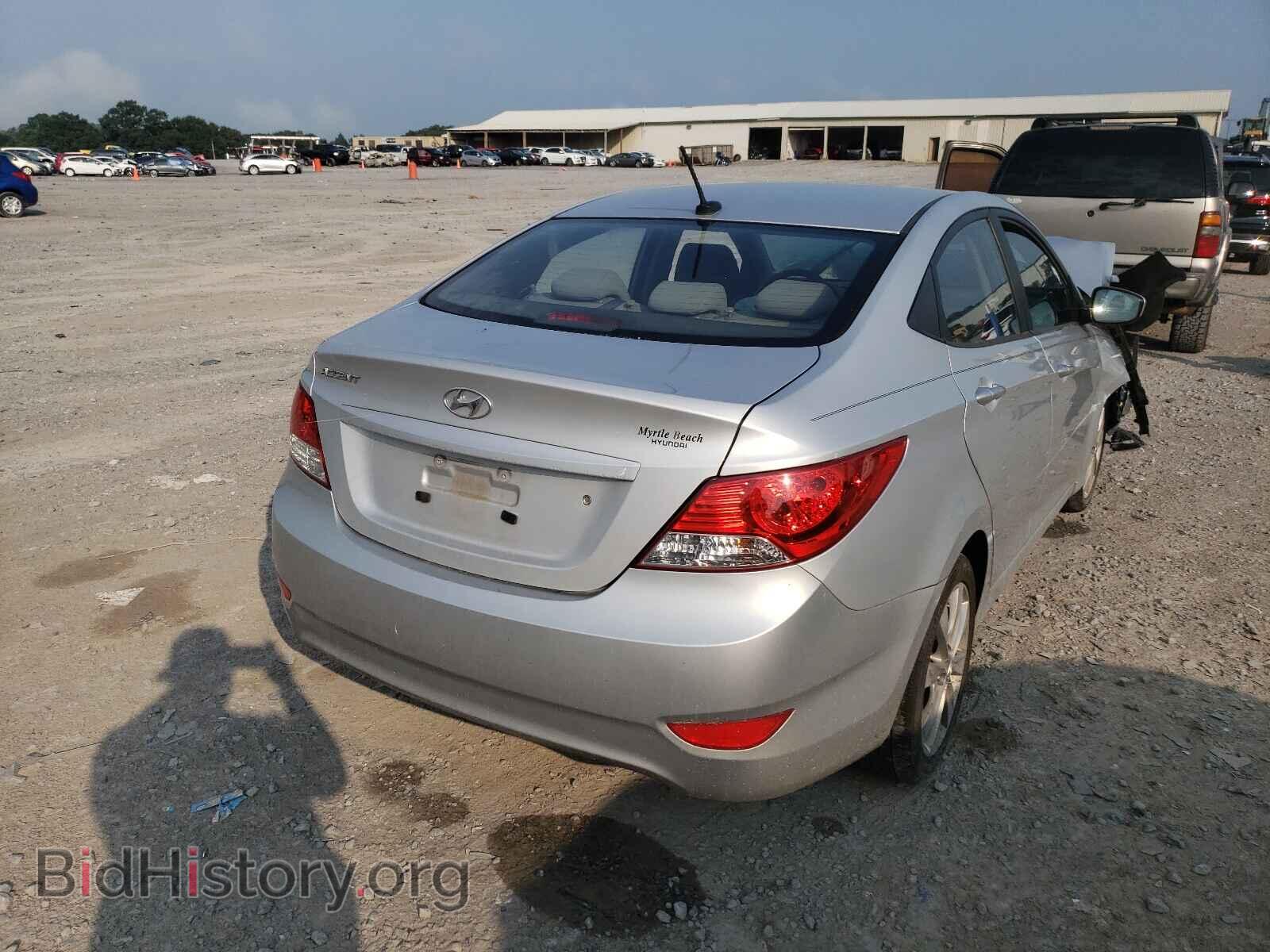 2012 HYUNDAI ACCENT - VIN: KMHCU4AE6CU042846 - Фото 4