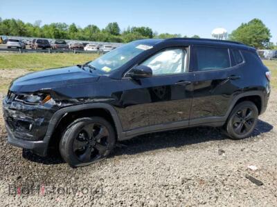 2020 Jeep COMPASS Compass LA, black — VIN 3C4NJDBB9LT139687, Copart