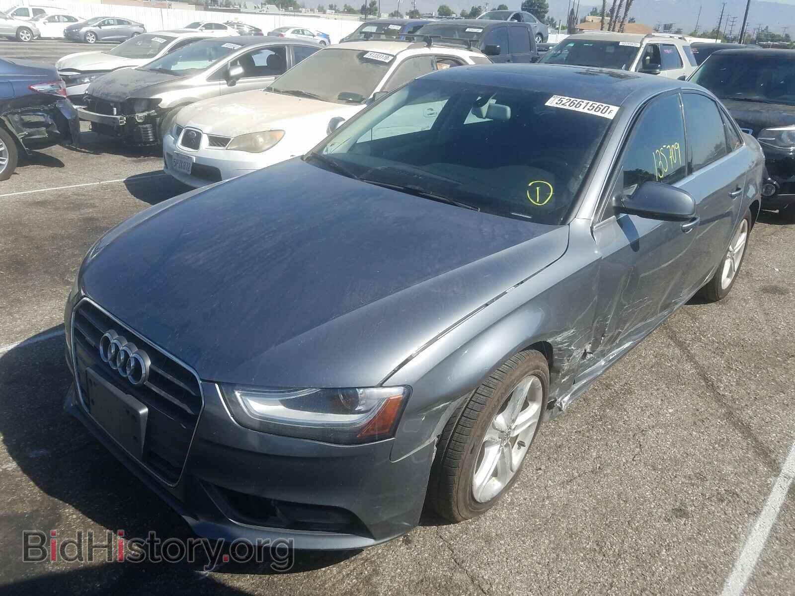 2013 AUDI A4 - VIN: WAUBFAFLXDN017084 - Фото 2