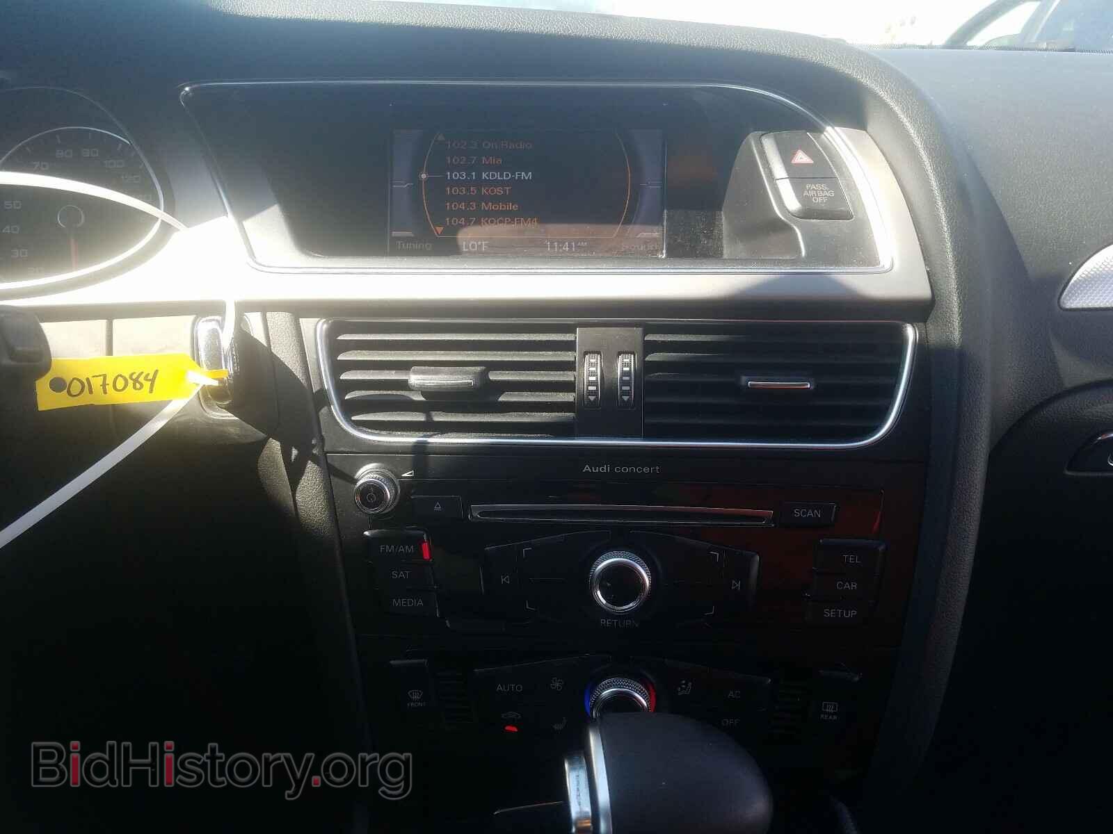 2013 AUDI A4 - VIN: WAUBFAFLXDN017084 - Фото 9