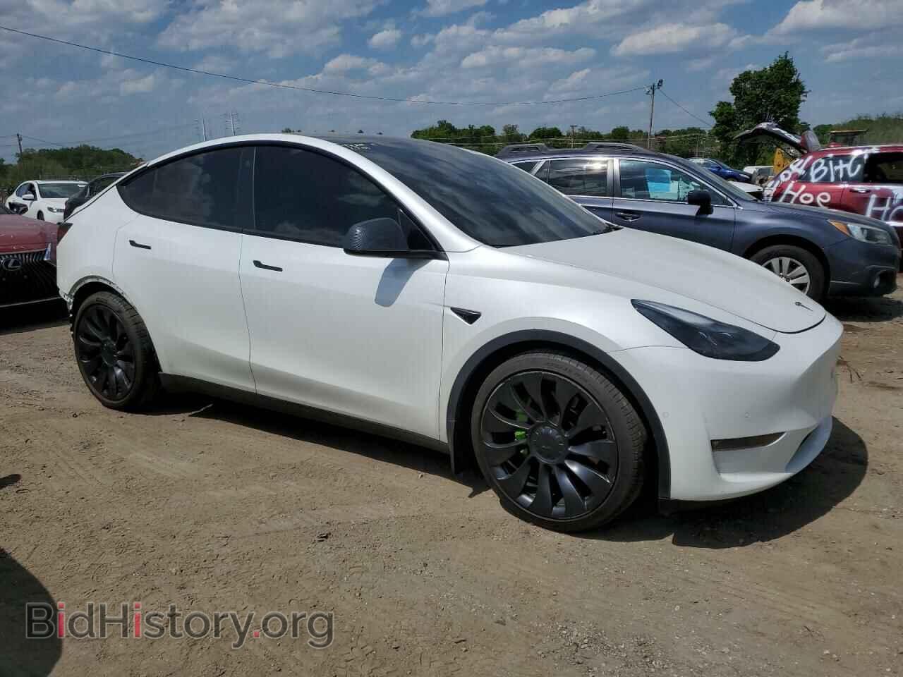 2021 TESLA MODEL Y - VIN: 5YJYGDEF1MF252477 - Photo 4